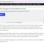 SEO for WordPress Bloggers and Small Website Owners