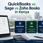 QuickBooks vs Sage vs Zoho Books in Kenya accounting software comparison for Kenyan businesses