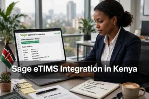 Sage eTIMS Integration in Kenya - Connecting Sage accounting software with KRA eTIMS for automated invoicing