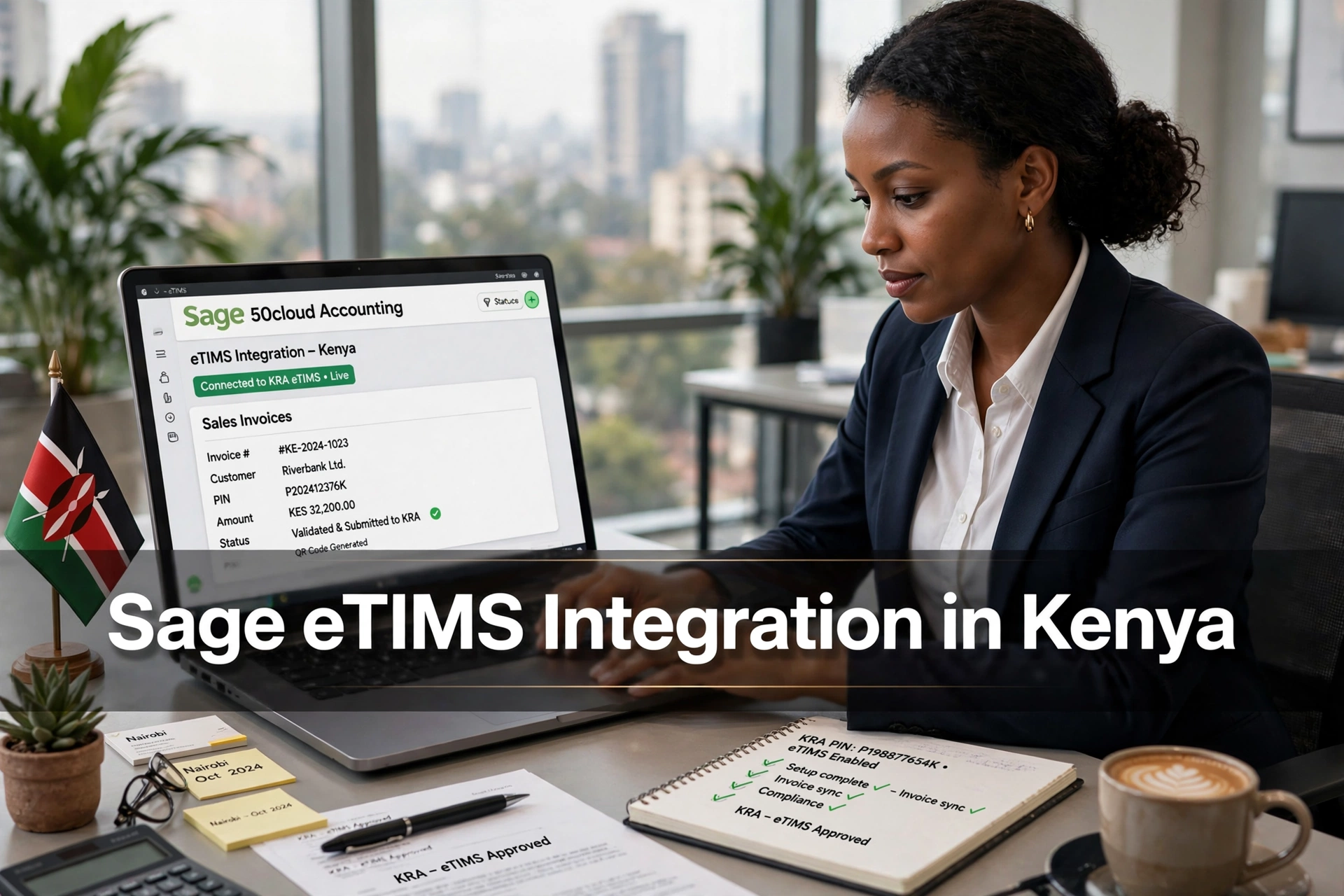 Sage eTIMS Integration in Kenya - Connecting Sage accounting software with KRA eTIMS for automated invoicing